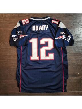 Tom Brady Jersey NFL Reebok On Field Patriots Size XL +2 L